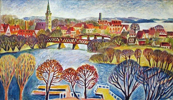 Poland. Lake district59x102cm - 2002