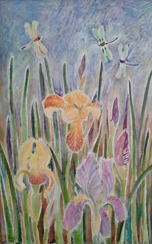 Irises 180x50cm - 2005