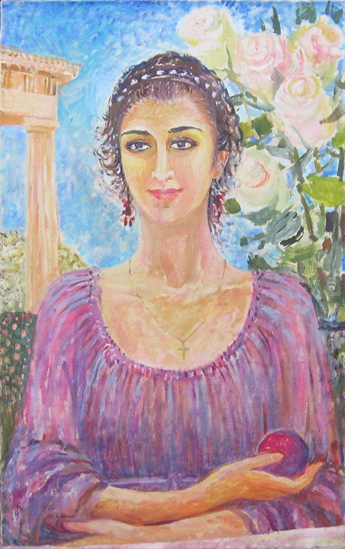 Джанина гречанка80x50см - 2007