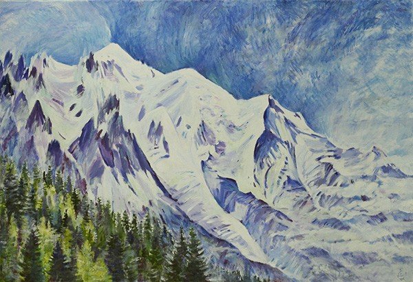 Mont Blanc100x150cm - 2011