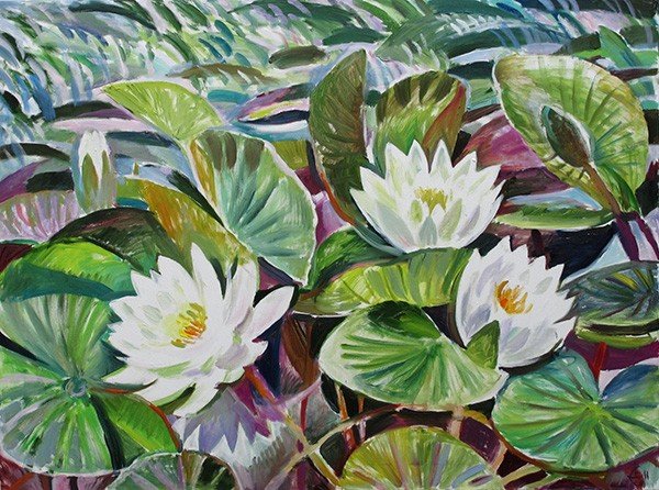 Water lilies76x101cm - 2011