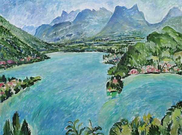Mountain lake 76x101cm - 2011