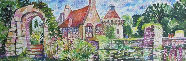 Scotney Castle120x40cm - 2011